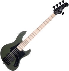Bas cu 5 corzi FGN J-Standard Mighty Jazz 5 DE Open Pore Olive Green Bas cu 5 corzi