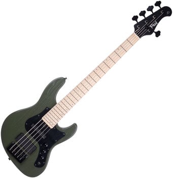 Bas cu 5 corzi FGN J-Standard Mighty Jazz 5 DE Open Pore Olive Green Bas cu 5 corzi - 1