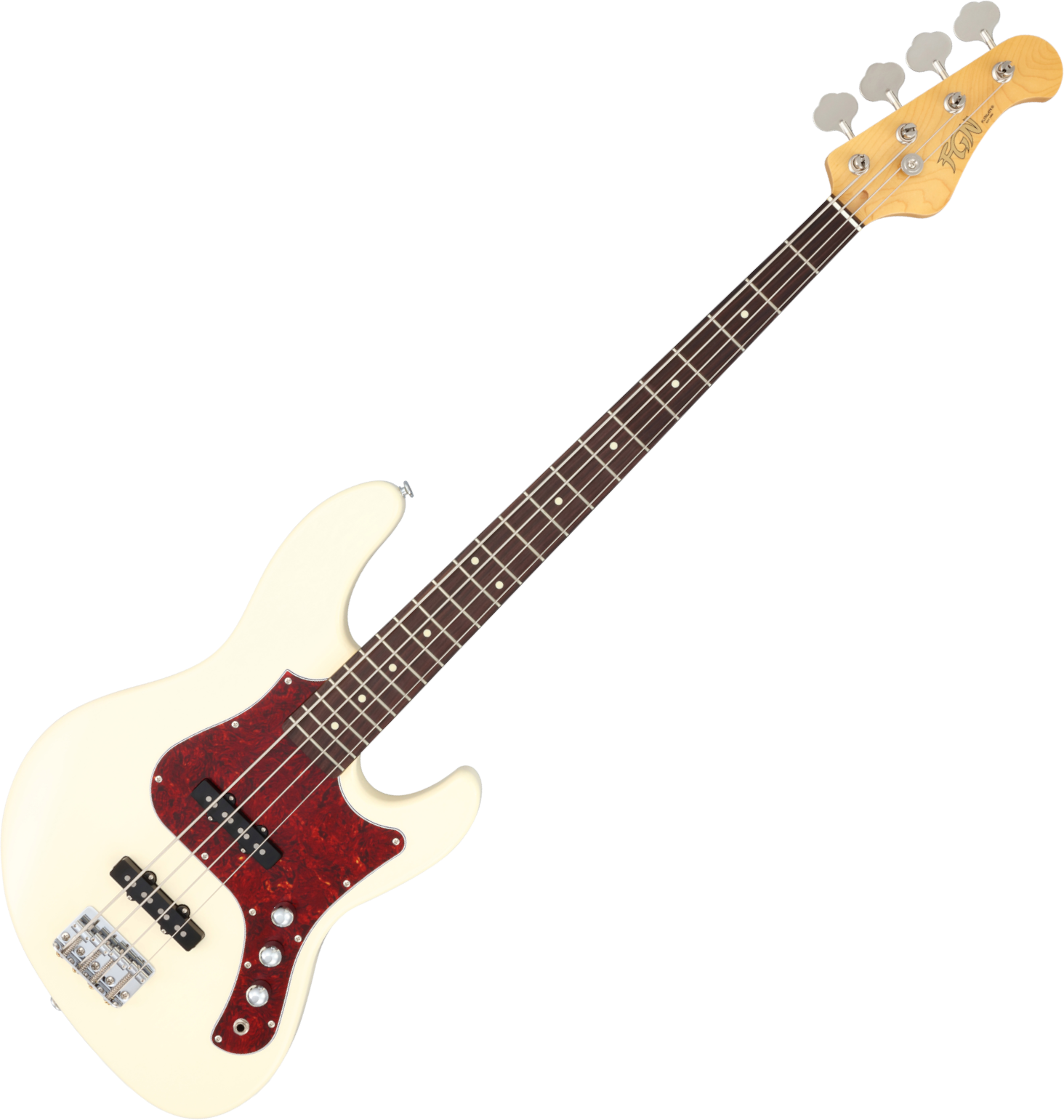Električna bas gitara FGN Boundary MJ BMJ2-R Olympic White Električna bas gitara