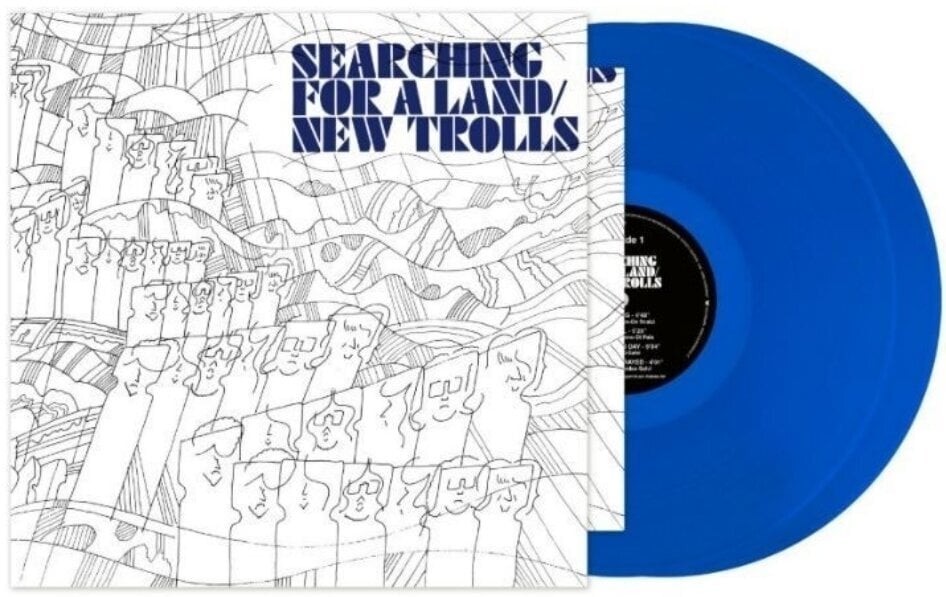 Disco in vinile New Trolls - Searching For A Land (Indie Exclusive) (Limited Edition) (Blue Coloured) (2 LP)