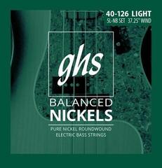 Žice za 5 žičanu bas gitaru GHS Balanced Nickels 5L-NB Žice za 5 žičanu bas gitaru