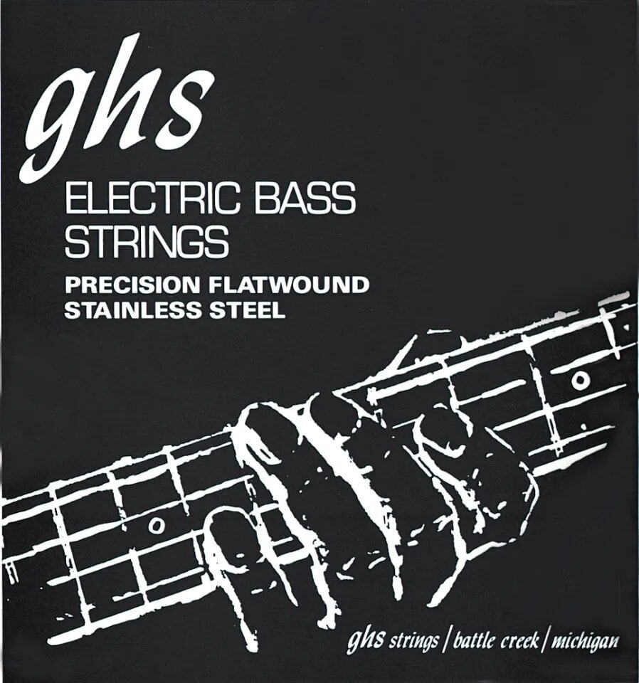 Cordes de basses GHS Precision Flatwound 3020 Cordes de basses