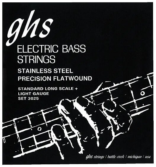 Žice za bas gitaru GHS Precision Flatwound 3025 Žice za bas gitaru