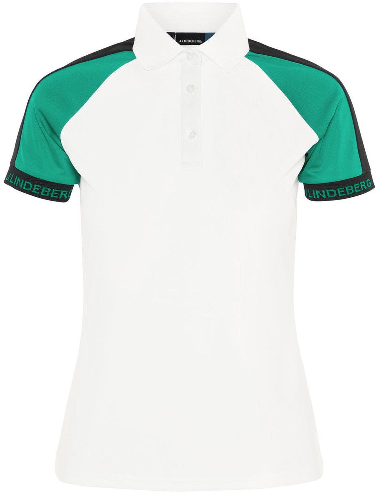 Polo Shirt J.Lindeberg Perinne TX Jersey Womens Polo Shirt White XS