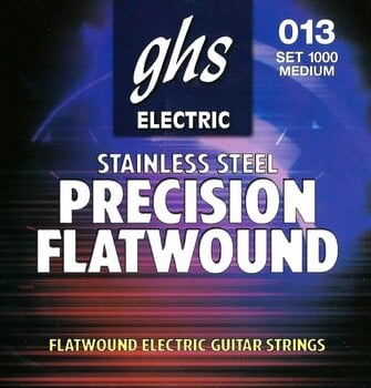 Cordes pour guitares électriques GHS Precison Flatwound 1000 Cordes pour guitares électriques - 1