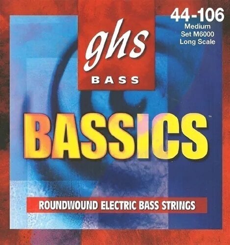 Cordes de basses GHS Bassics M6000 Cordes de basses