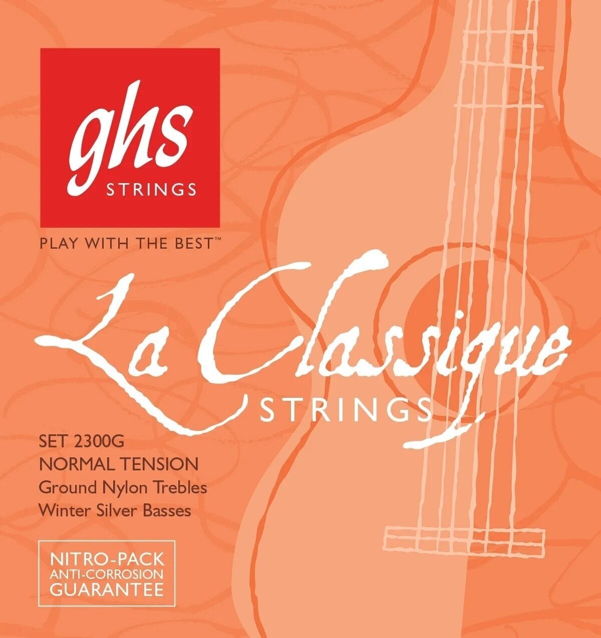 Cordes nylon GHS La Classique 2300G Cordes nylon