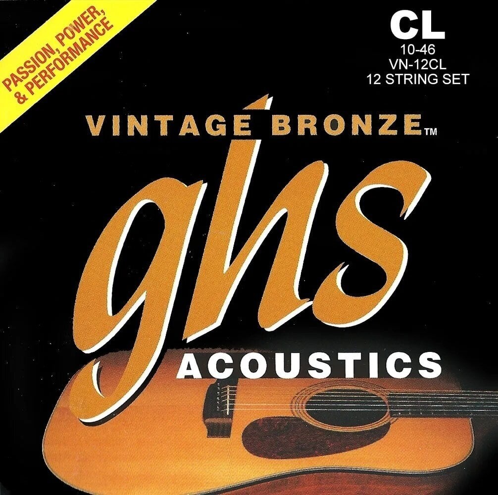 Žice za akustičnu gitaru GHS Vintage Bronze VN Žice za akustičnu gitaru