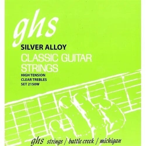 Nylon strune za klasično kitaro GHS Silver Alloy Nylon strune za klasično kitaro