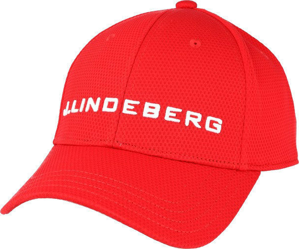 Casquette J.Lindeberg Aiden Pro Poly Cap Deep Red