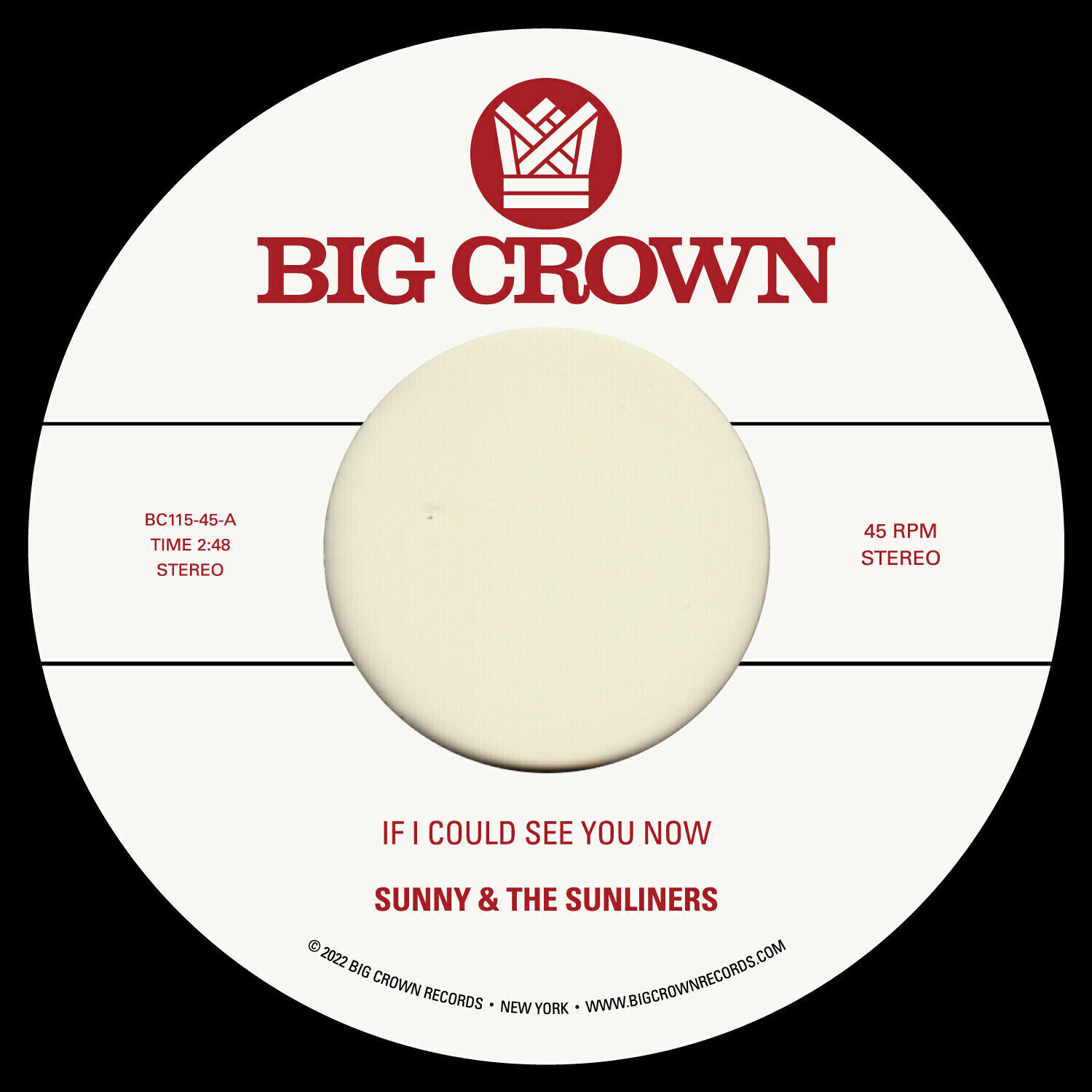 LP deska Sunny & The Sunliners - If I Could See You Now (7")