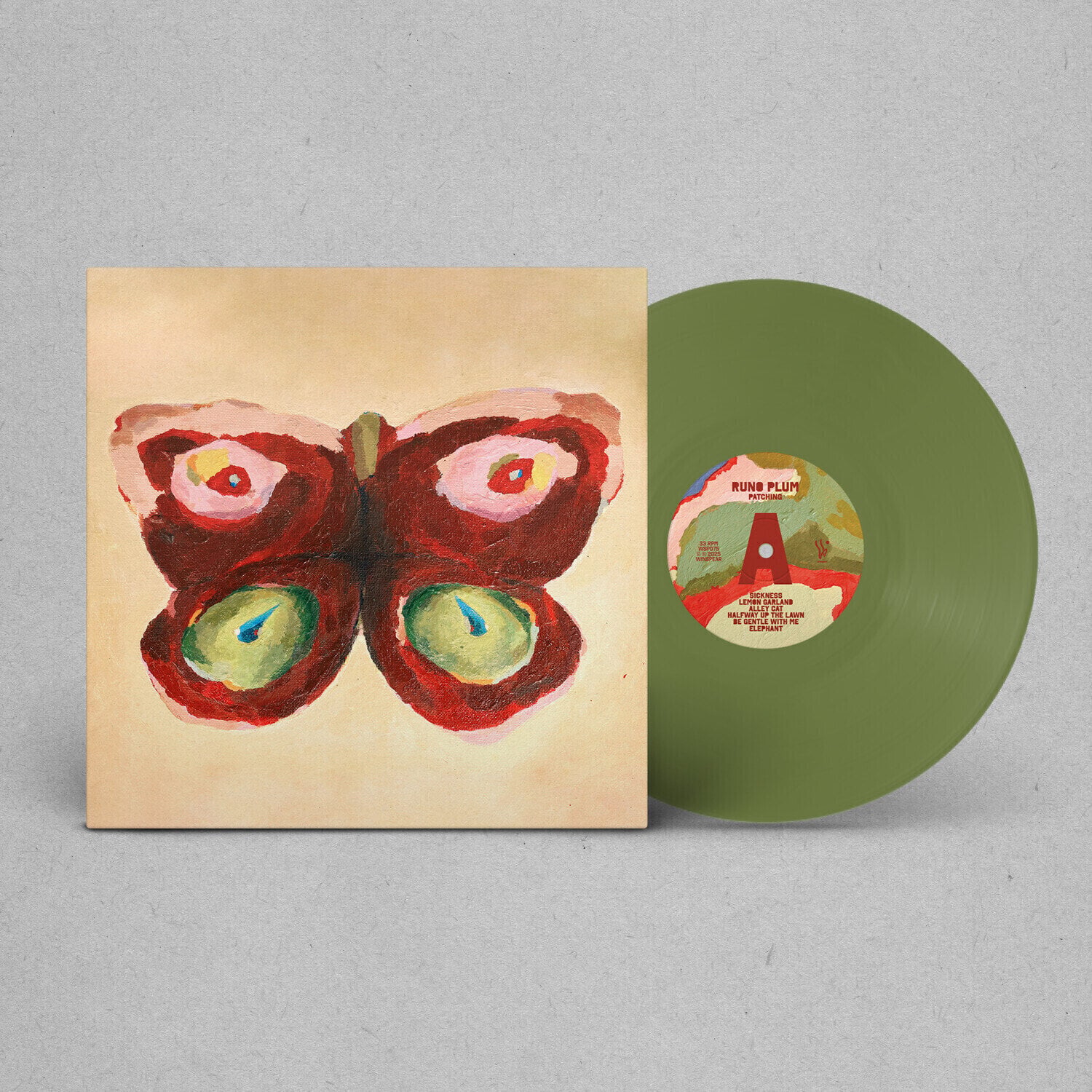 Disque vinyle Runo Plum - Patching (Olive Green Coloured) (LP)