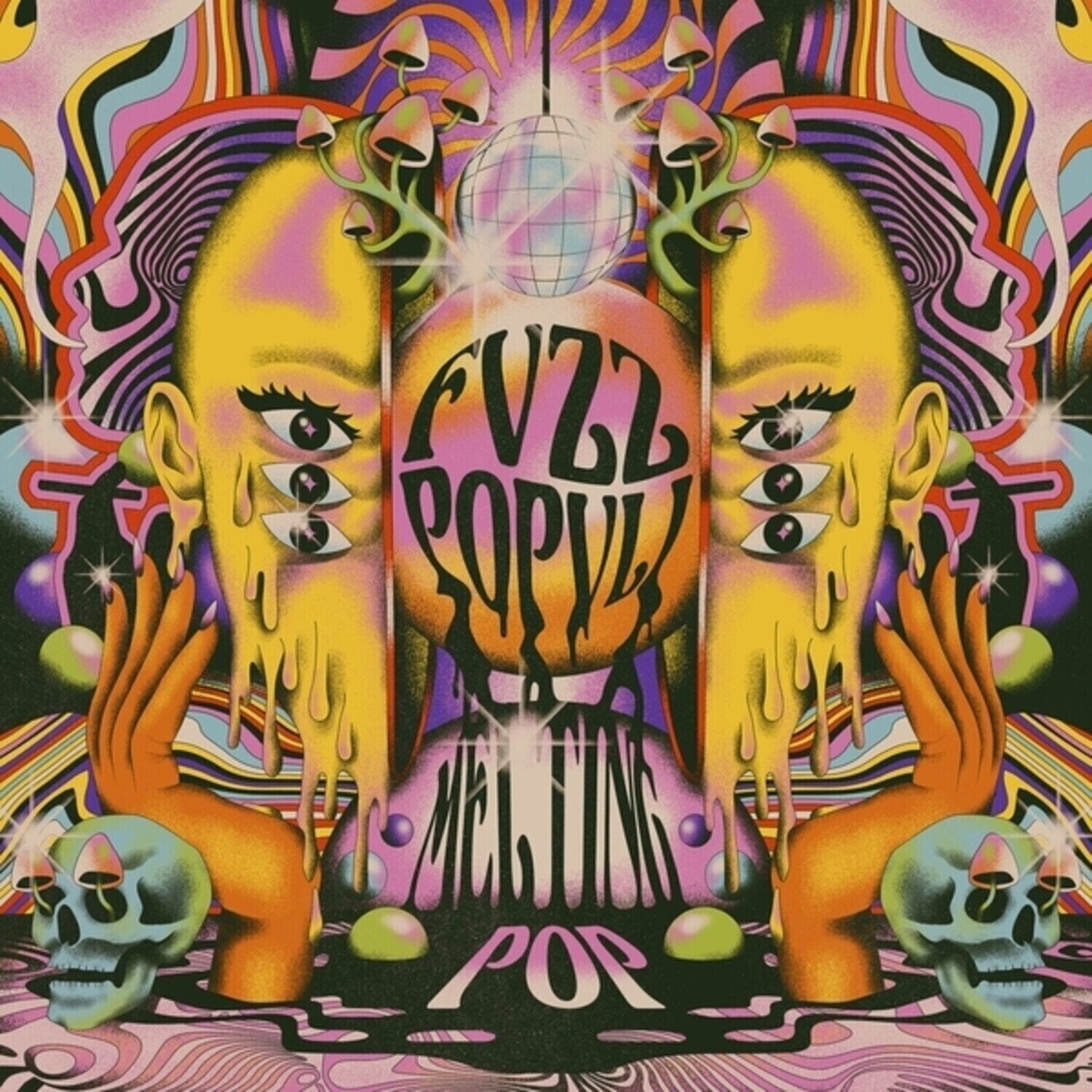 LP Fvzz Popvli - Melting Pop (Limited Edition) (Yellow/Red/Purple Coloured) (LP)
