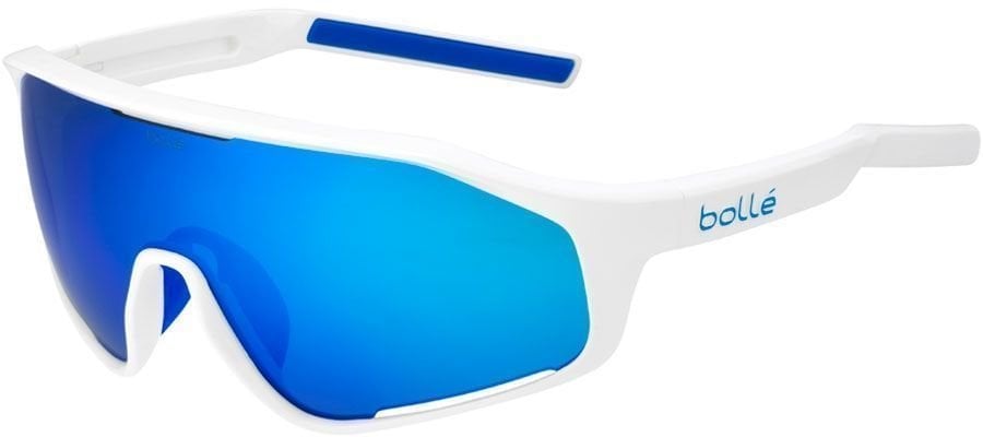 Óculos de ciclismo Bollé Shifter Shiny White/Brown Blue Óculos de ciclismo