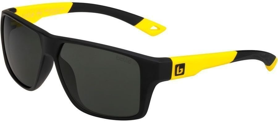 Sonnenbrille fürs Segeln Bollé Brecken Floatable Black Yellow/HD Polarized TNS Sonnenbrille fürs Segeln