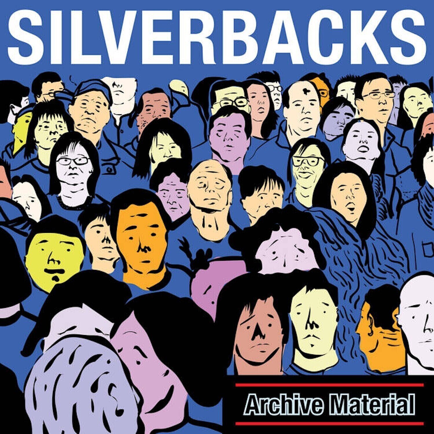 Schallplatte Silverbacks - Archive Material (Limited Edition) (Blue Coloured) (LP)