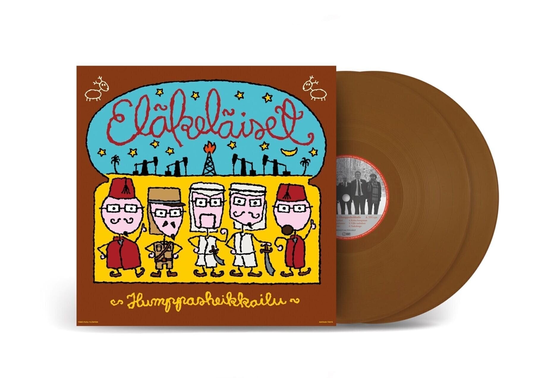 LP plošča Eläkeläiset - Humppasheikkailu (Pensioners) (Brown Coloured) (LP + EP)