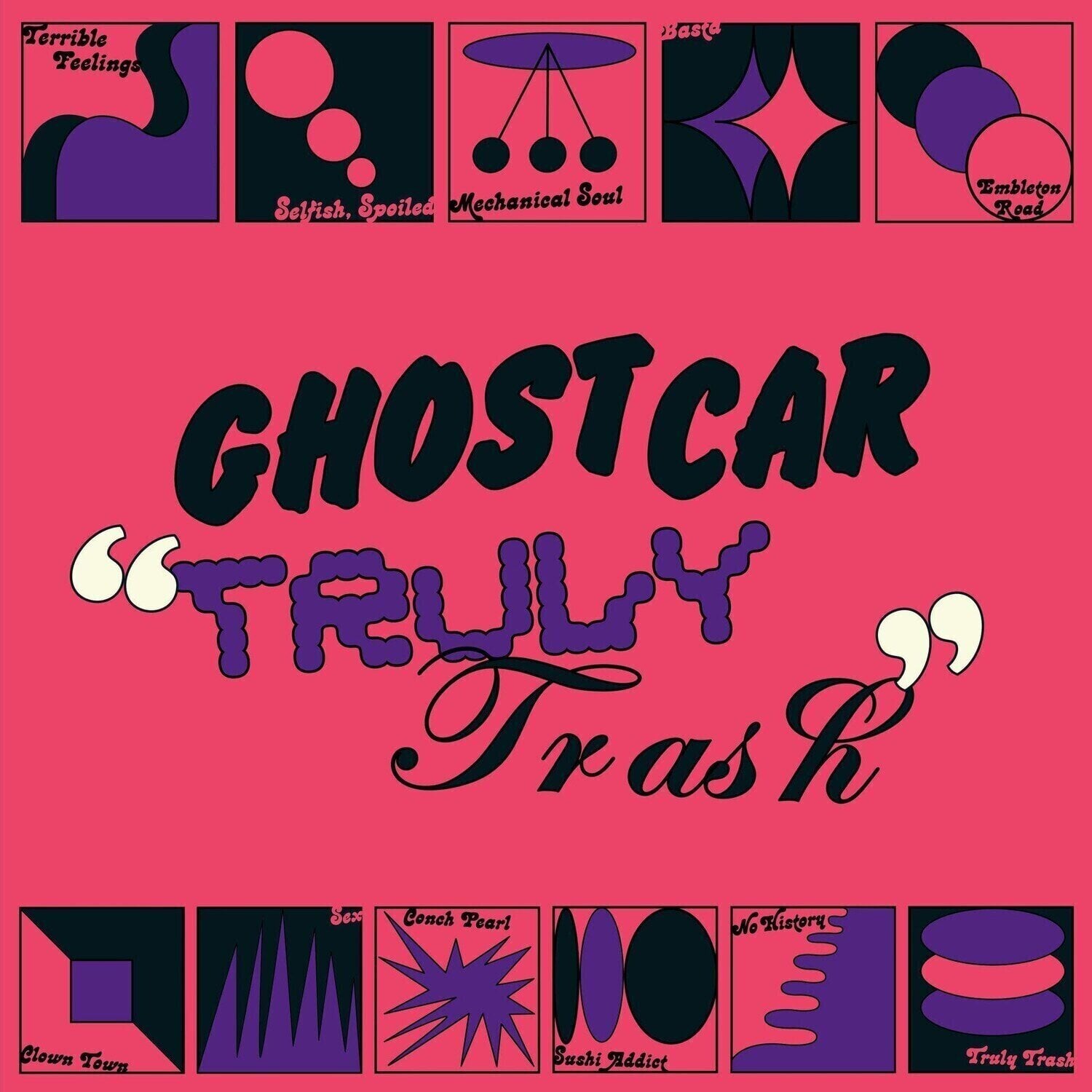 Vinylskiva Ghost Car - Truly Trash (Transparent Violet Vinyl Coloured) (LP)