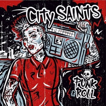 Vinyylilevy City Saints - Punk & Roll (Limited Edition) (Baby Blue Splatter Coloured) (2 LP) - 1
