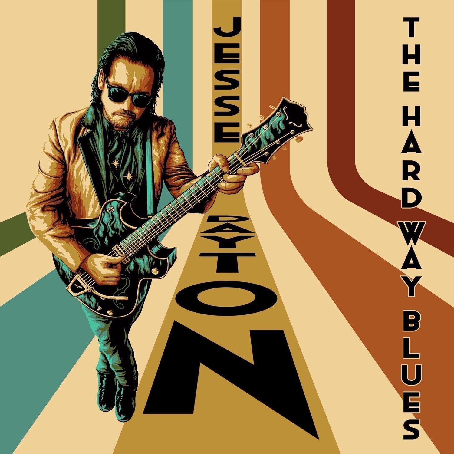 LP plošča Jesse Dayton - The Hard Way Blues (Limited Edition) (Orange Coloured) (LP)
