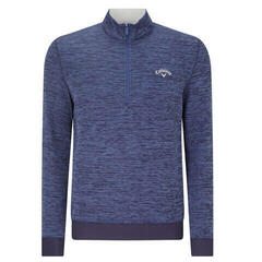Callaway Heathered 1/4 Zip Mens Sweater Peacoat XL Callaway Heathered 1/4 Zip Mens Sweater Peacoat XL