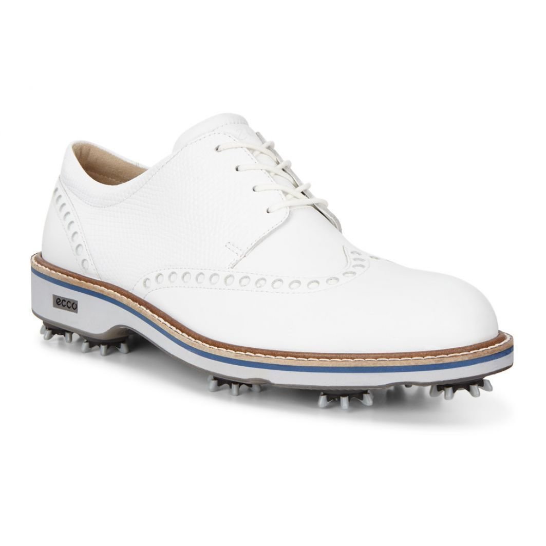 Calçado de golfe para homem Ecco Lux White/White 43