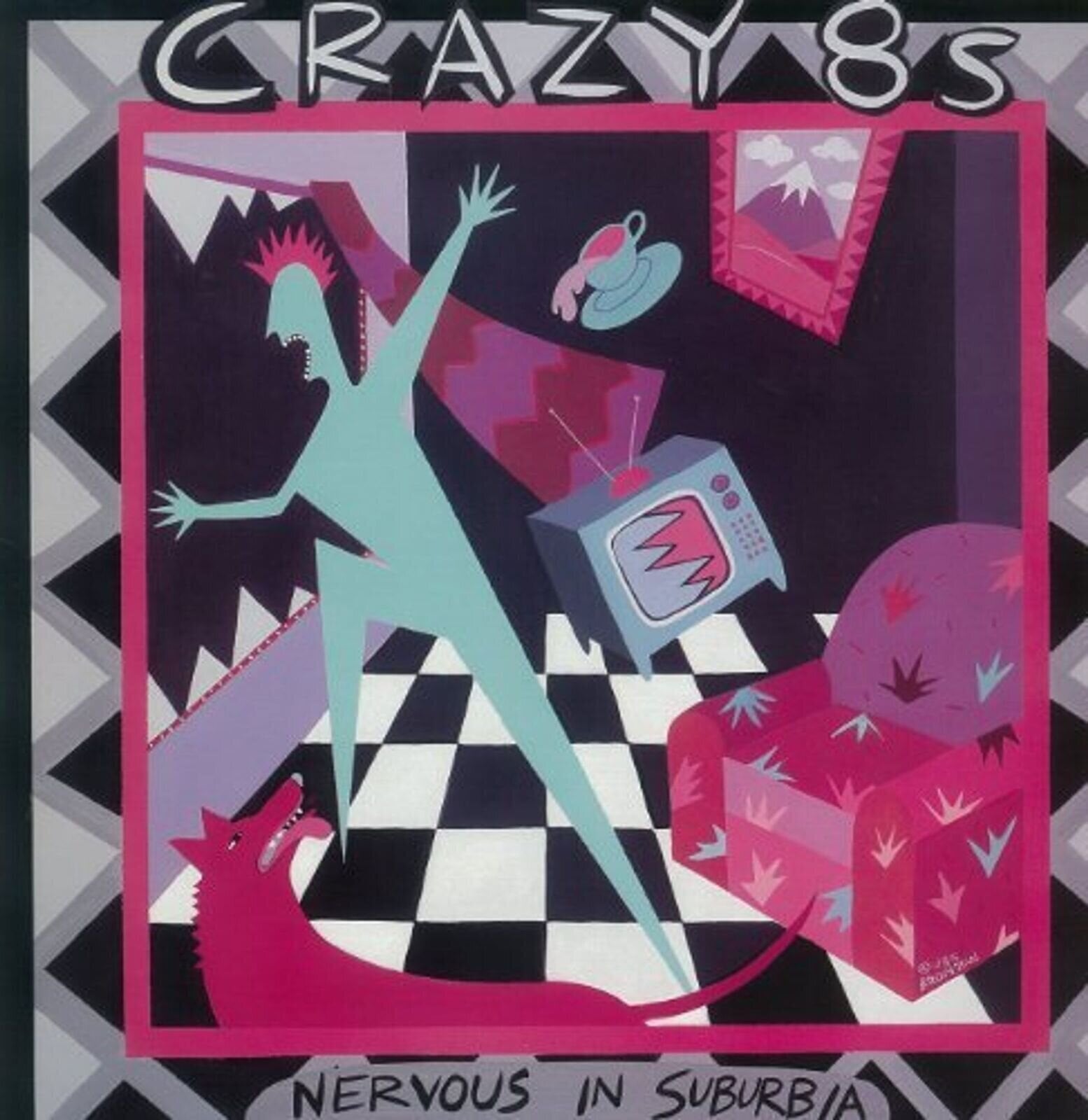Disco in vinile Crazy 8's - Nervous In Suburbia (Reissue) (LP)
