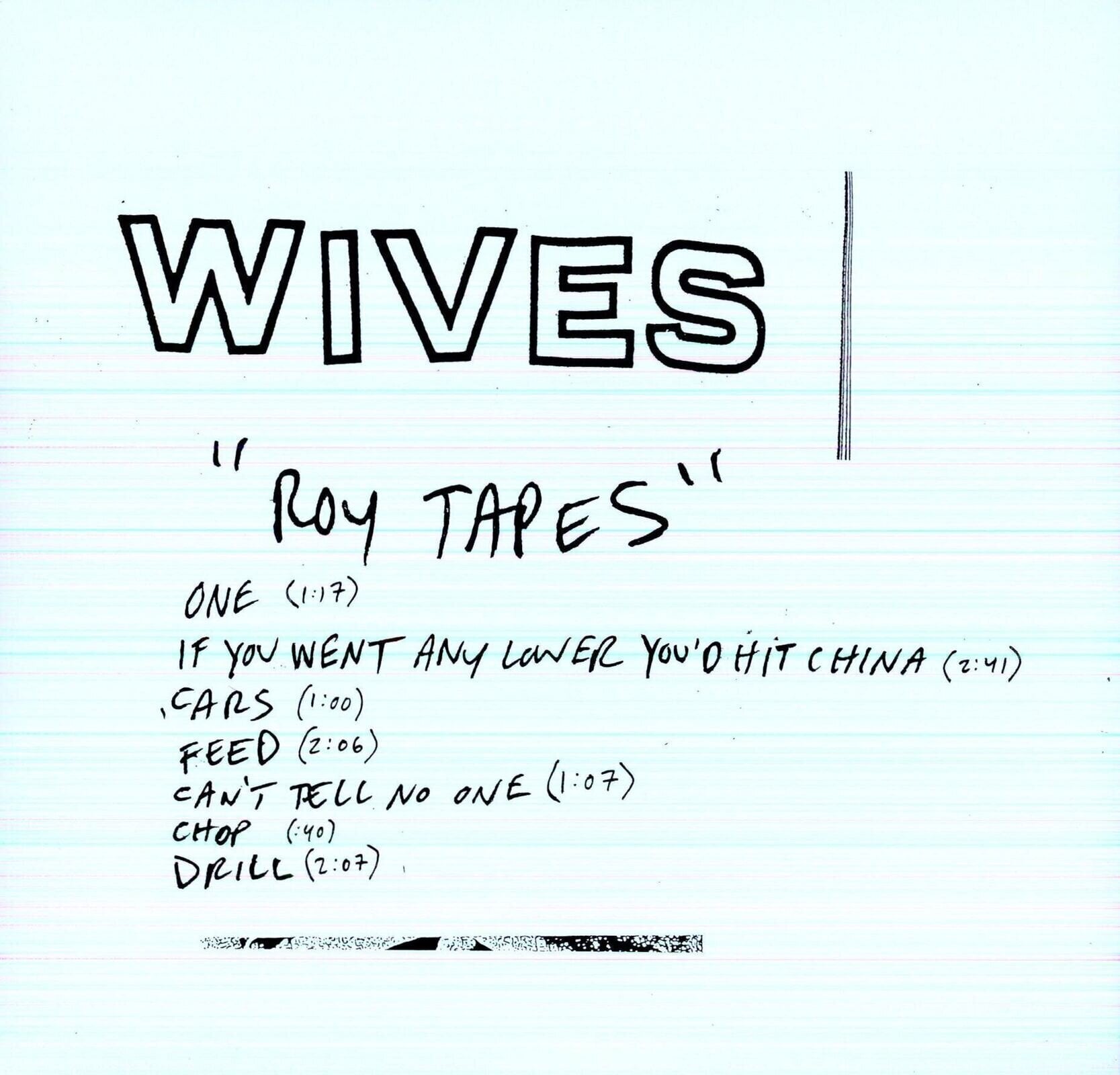 Disco in vinile Wives - Roy Tapes (LP)