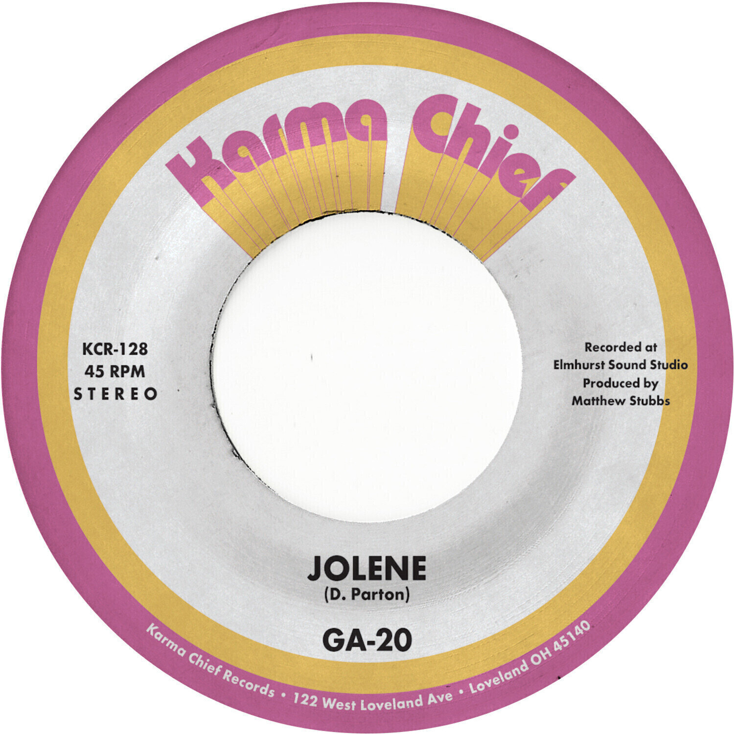 Vinilinė plokštelė GA-20 - Jolene / Still As The Night (7")