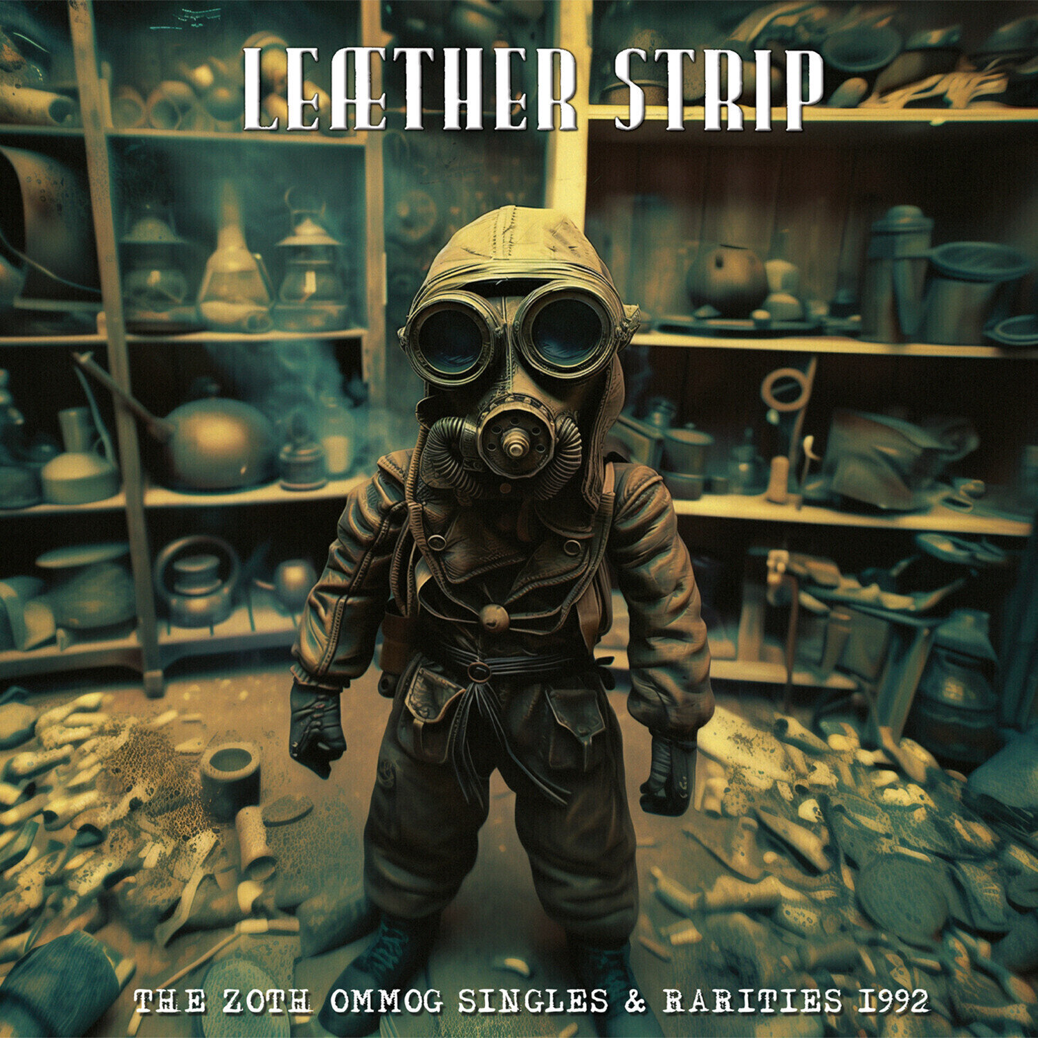 Vinyl Record Leæther Strip - The Zoth Ommog Singles & Rarities 1992 (Limited Edition) (Green Marble Coloured) (LP)
