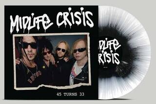 Vinyl Record Midlife Crisis - 45 Turns 33 (Limited Edition) (Black/White Splatter Coloured) (LP)