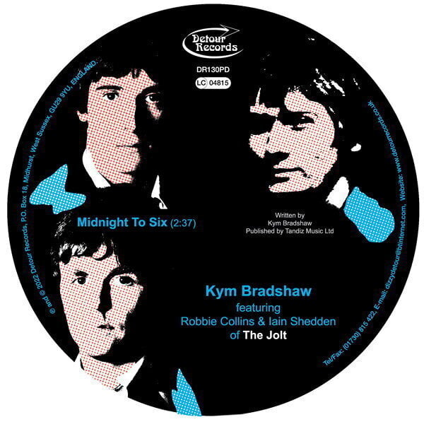 Schallplatte Kym Bradshaw & The Jolt - Midnight To Six (Limited Edition) (7")