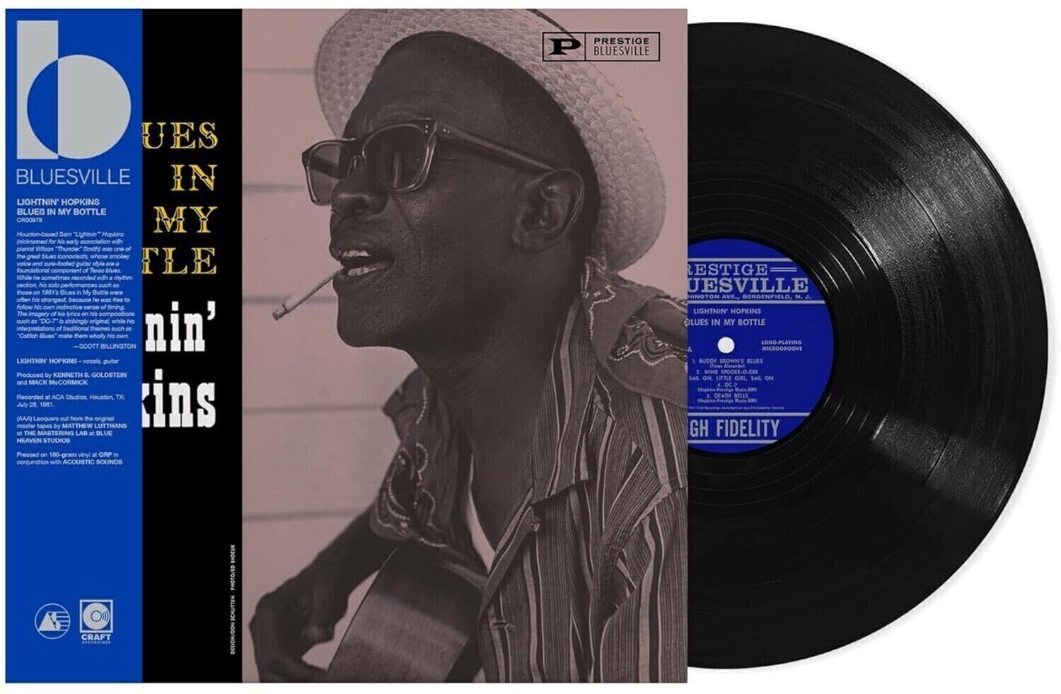 LP plošča Lightnin' Hopkins - Blues In My Bottle (High Quality) (LP)