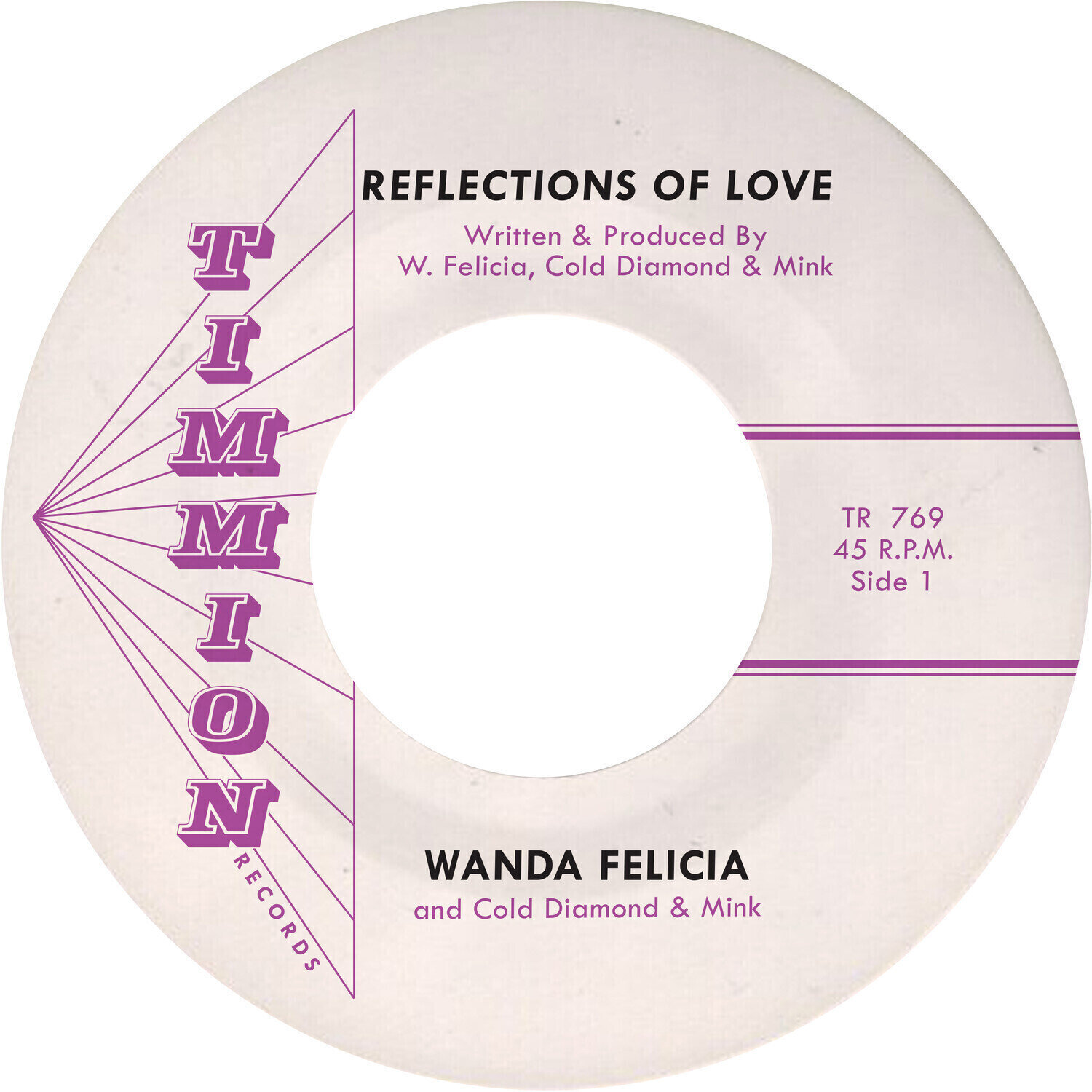 LP plošča Wanda Felicia & Cold Diamond & Mink - Reflections Of Love (7")