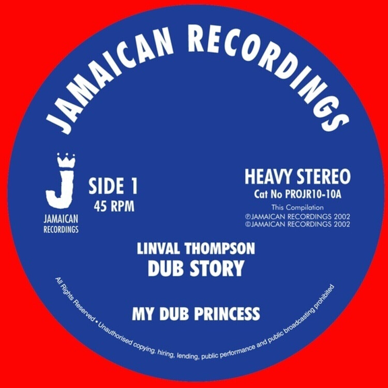 Disc de vinil Linval Thompson - My Dub Princess (10") (LP)
