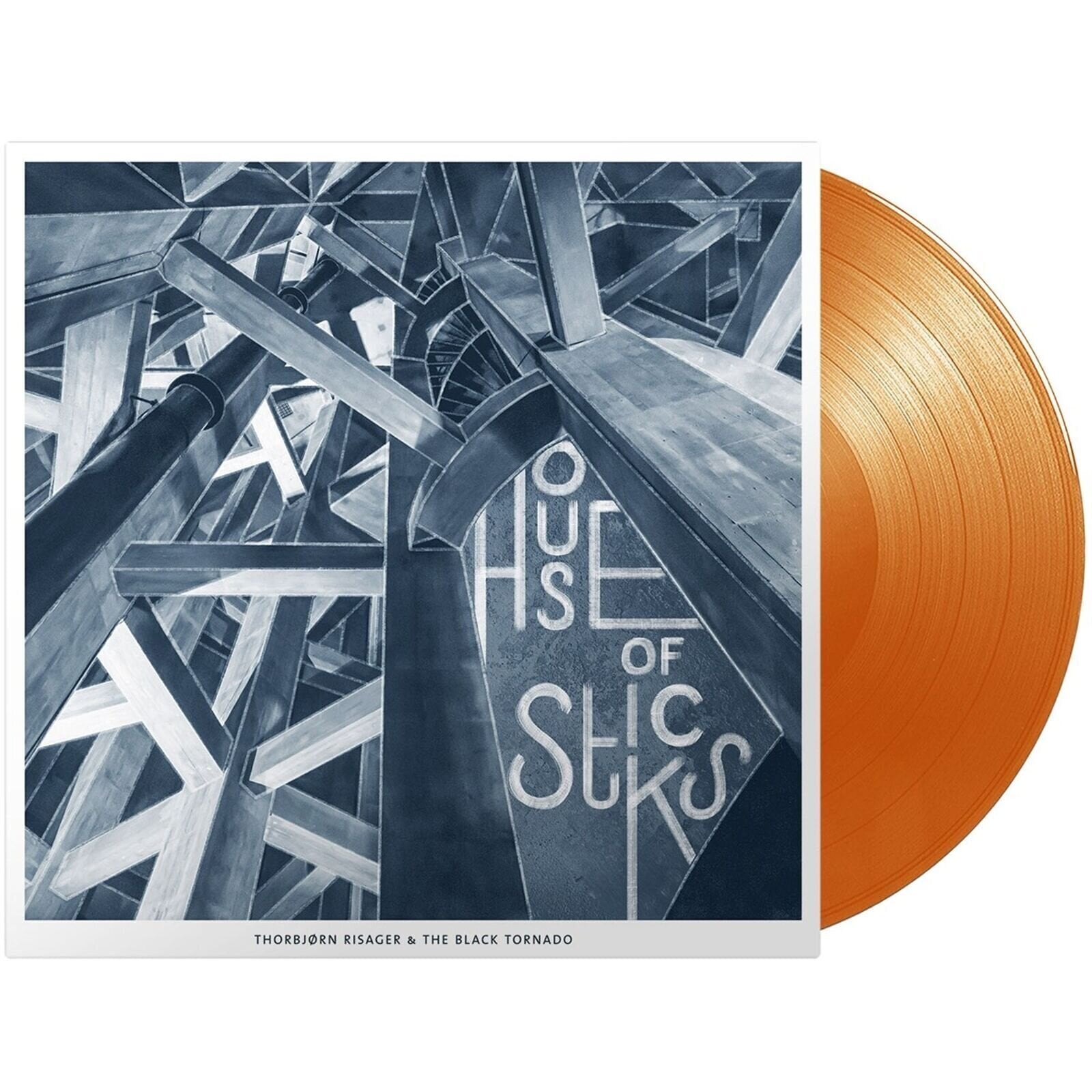 LP deska Thorbjørn Risager & The Black Tornado - House Of Sticks (Limited Edition) (Orange Coloured) (LP)
