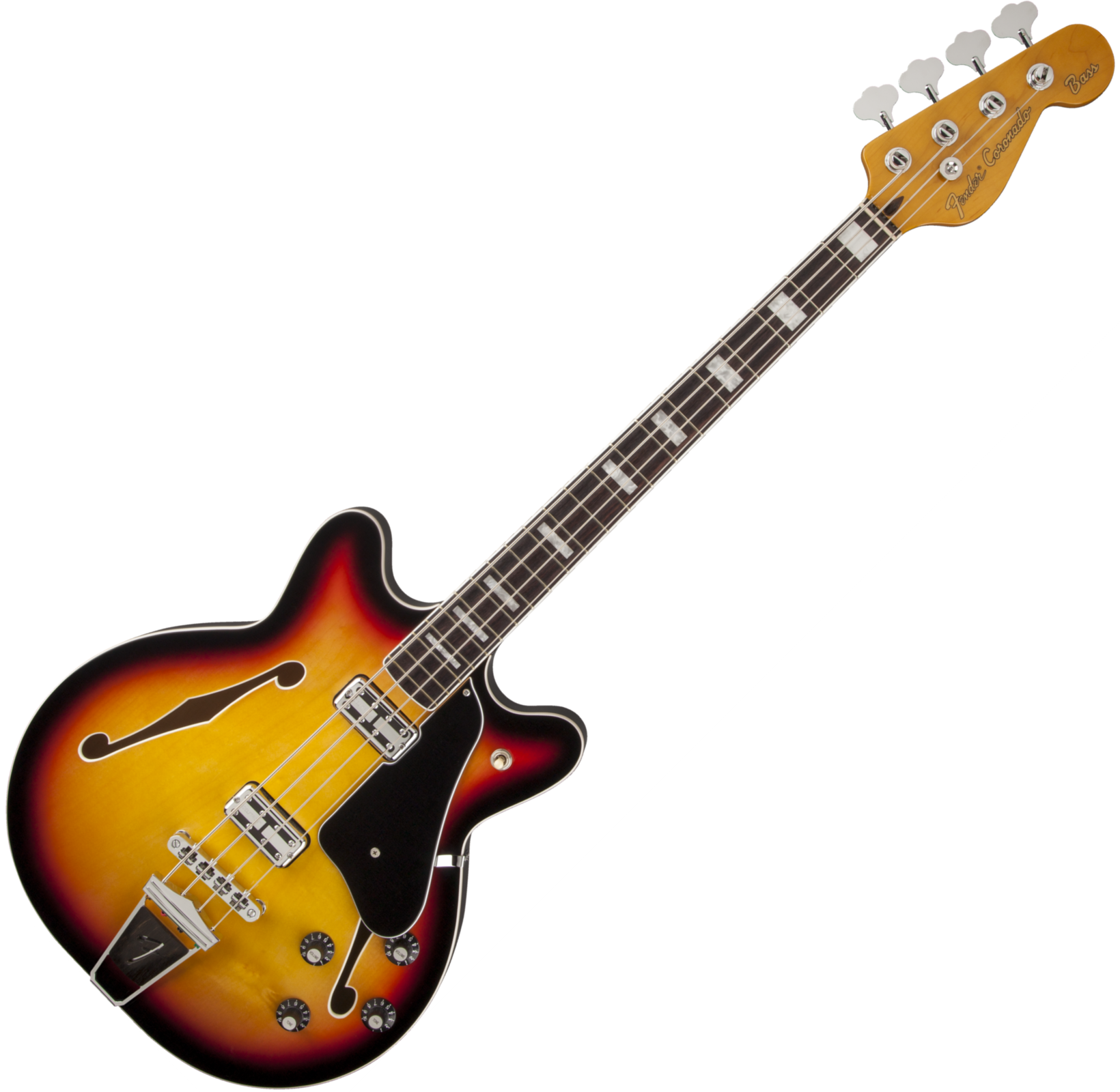 Puoliakustinen bassokitara Fender Coronado Bass SB