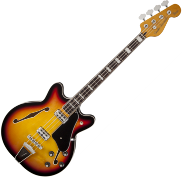 Semi-akoestische basgitaar Fender Coronado Bass SB - 1