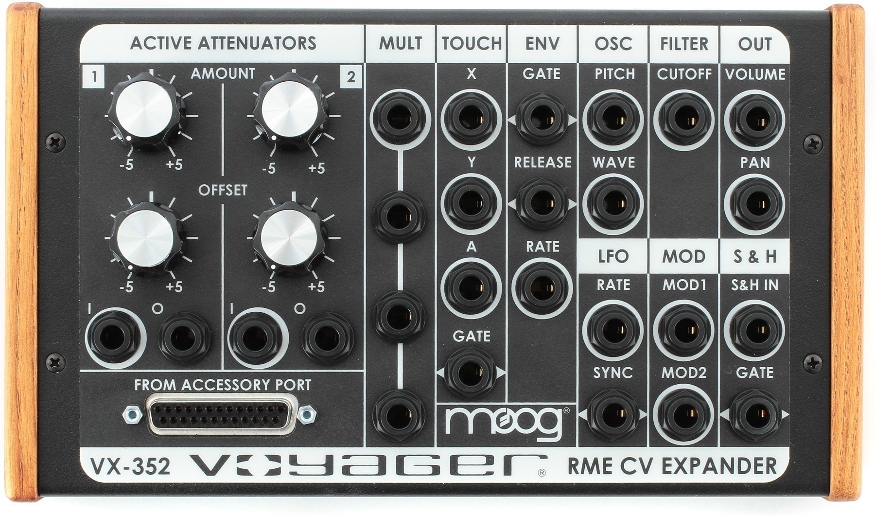 Dispositivo de expansão para teclados MOOG VX-352 CV Output Expander