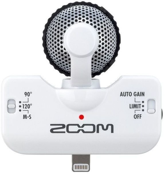 Динамичен специален микрофон Zoom iQ5 White