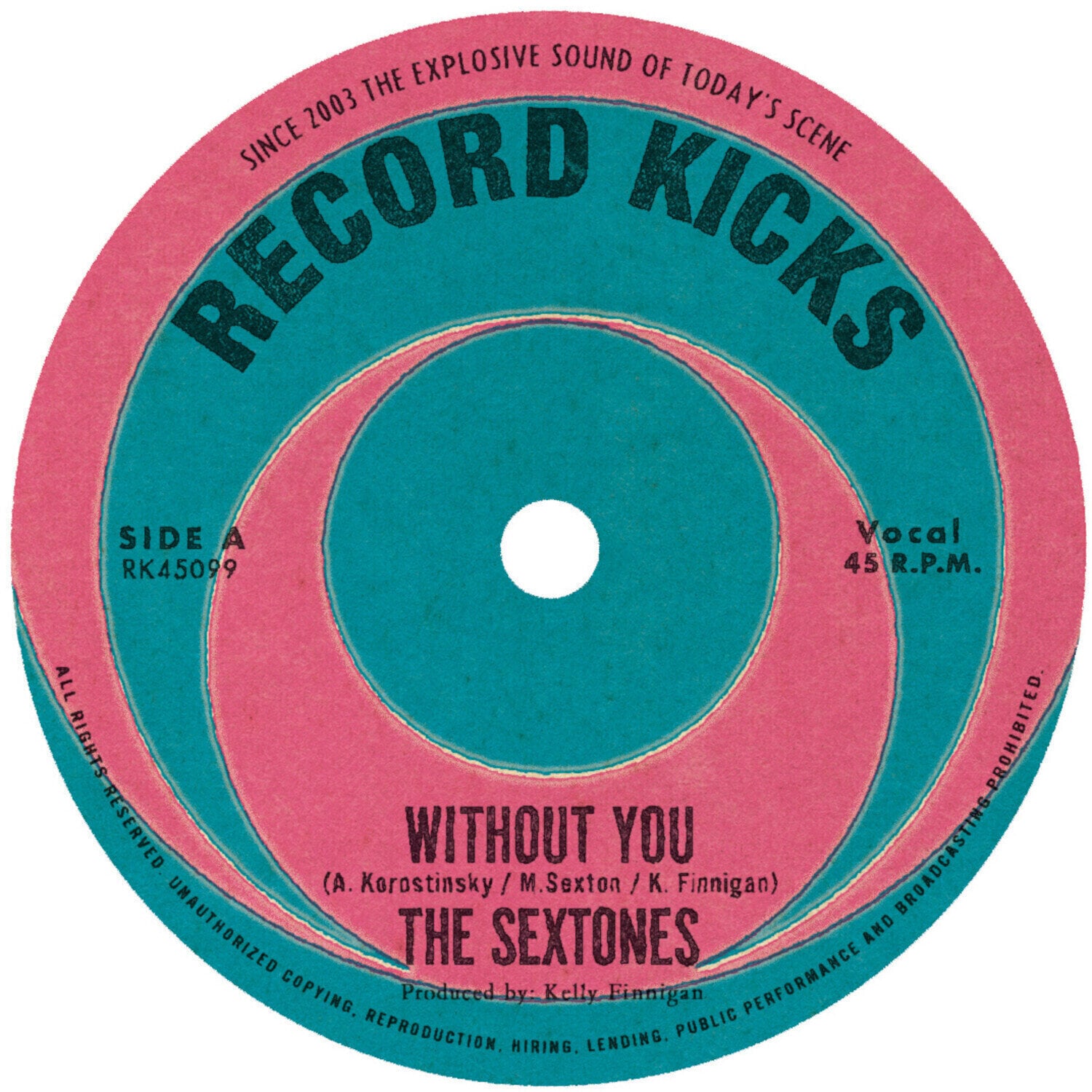 LP deska The Sextones - Without You (Limited Edition) (7")