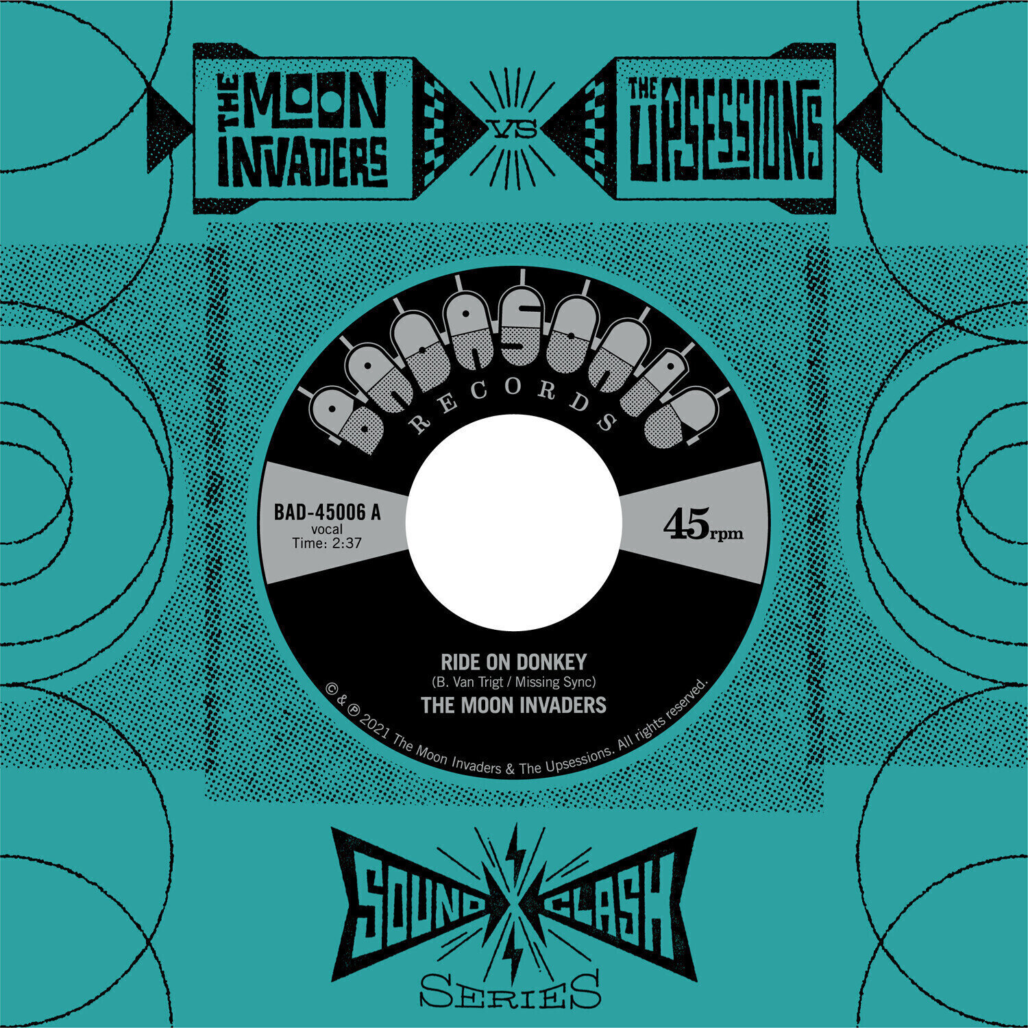 Disco in vinile Moon Invaders Vs The Upsessions - Soundclash Series (LP)