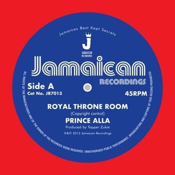 Грамофонна плоча Prince Alla - Royal Throne Room / Hail Rastafari (7") - 1