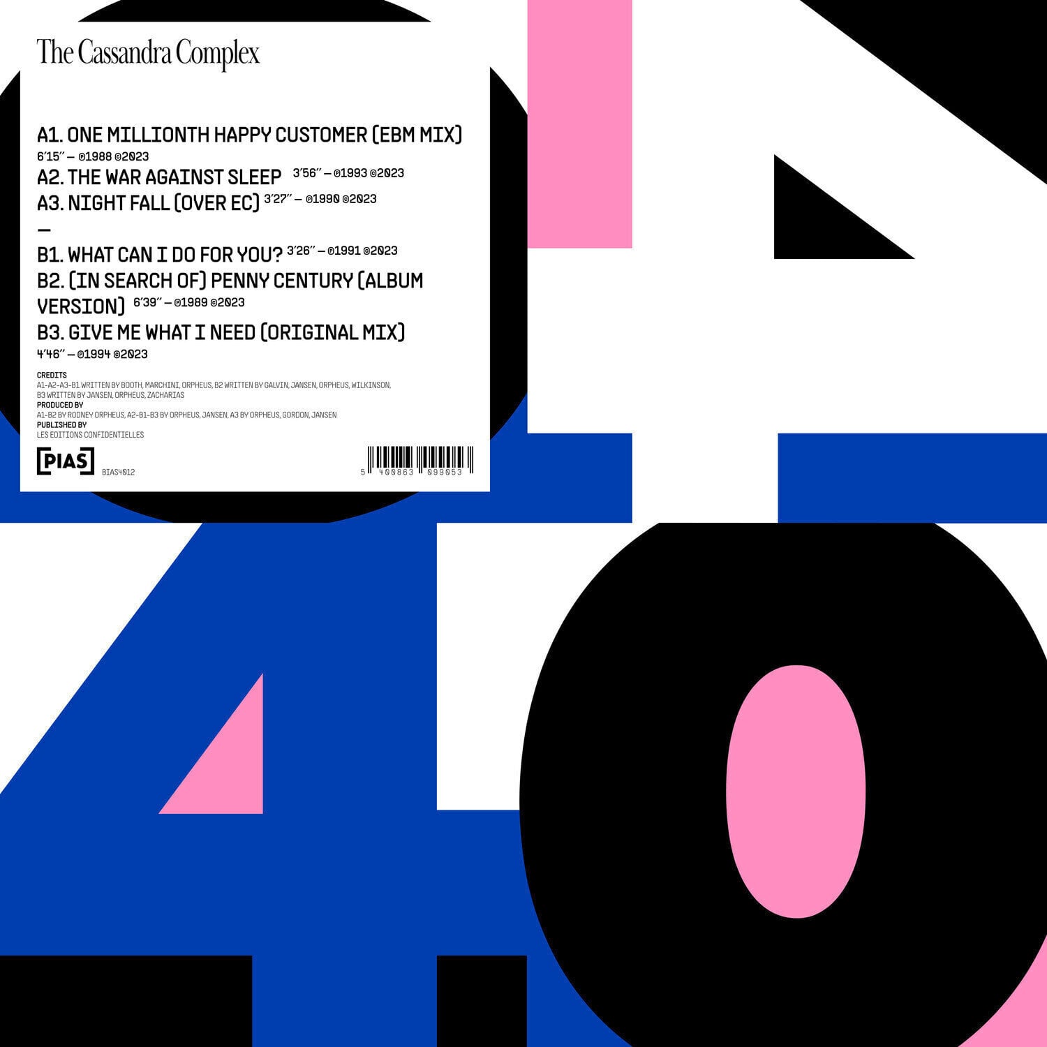 LP deska The Cassandra Complex - [PIAS] 40 (12" SP)