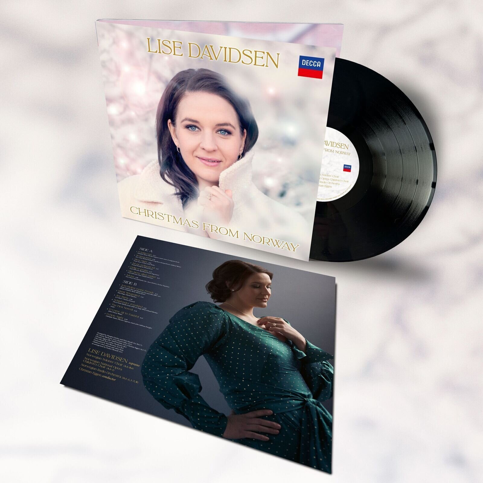 LP deska Lise Davidsen & Kringkastingsorkestret & Christian Eggen - Christmas from Norway (High Quality) (LP)