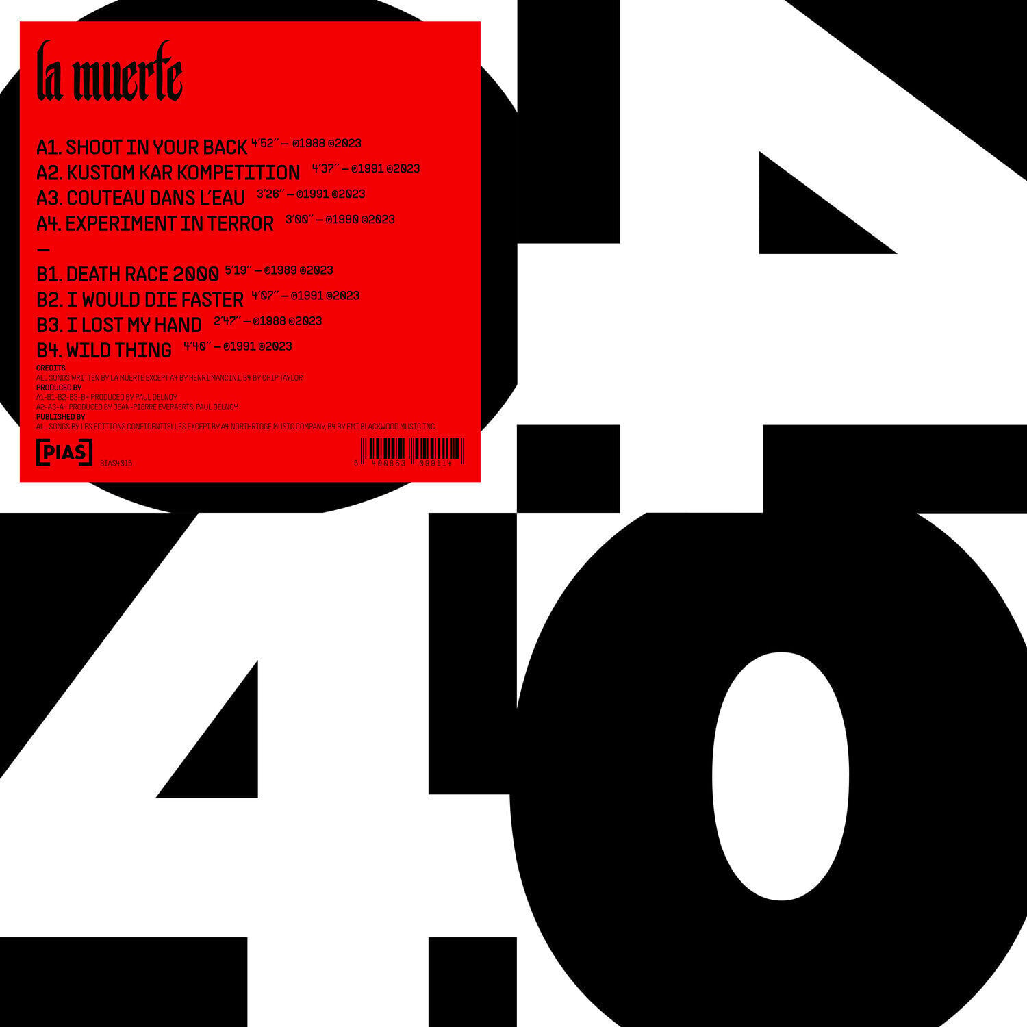 LP plošča La Muerte - [PIAS] 40 (EP)