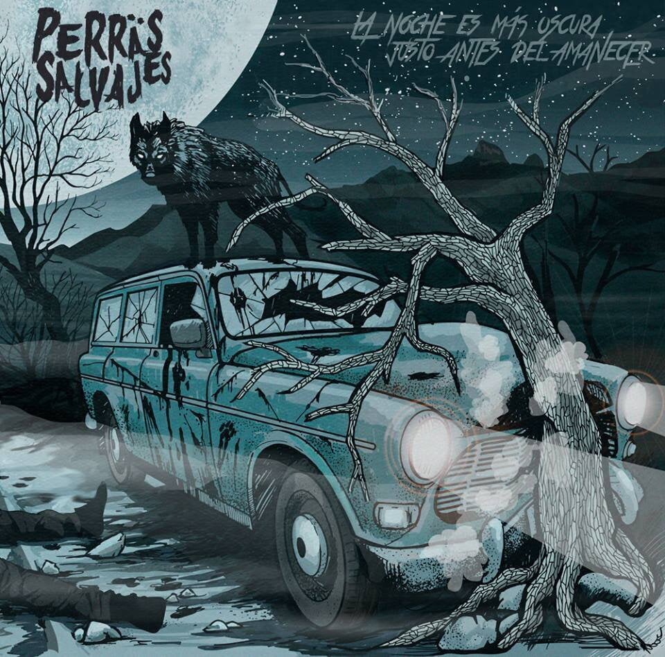 Disque vinyle Perräs Salvajes - La Noche Es Más Oscura Justo Antes Del Amanecer (LP)