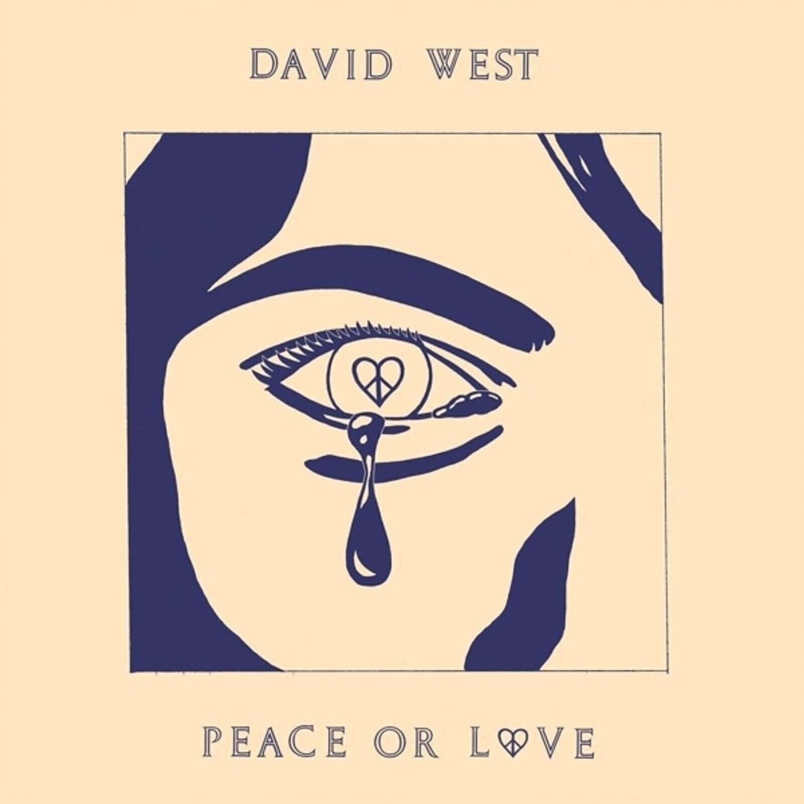 Disco de vinil David West - Peace Or Love (Limited Edition) (Blue Coloured) (LP)