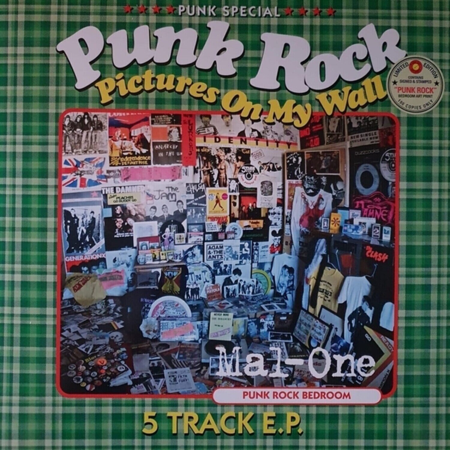 Vinylplate Mal-One - Punk Rock Pictures On My Wall (Limited Edition) (LP)