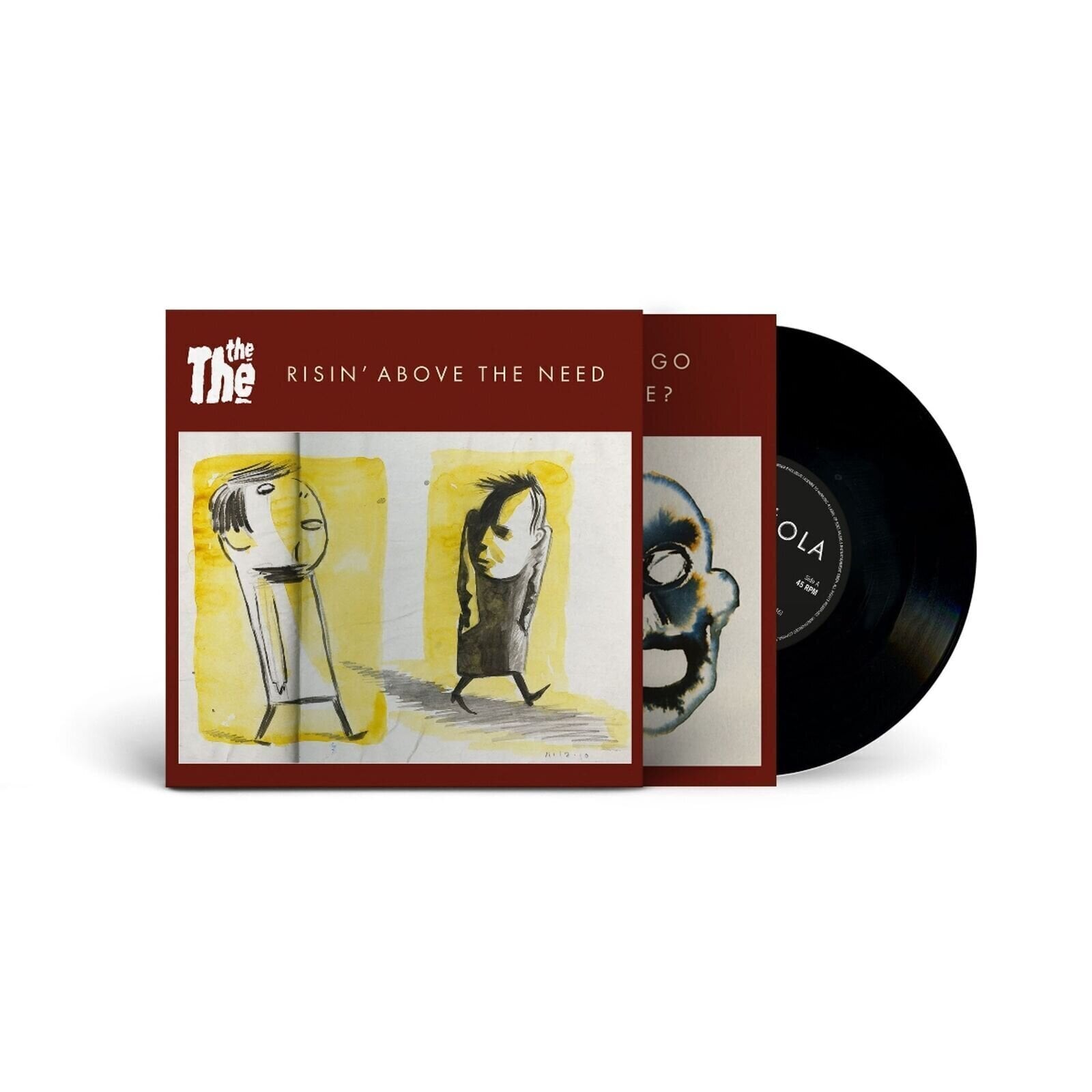 Vinyl Record The The - Risin' Above The Need / Where Do We Go When We Die? (Limited Edition) (7")